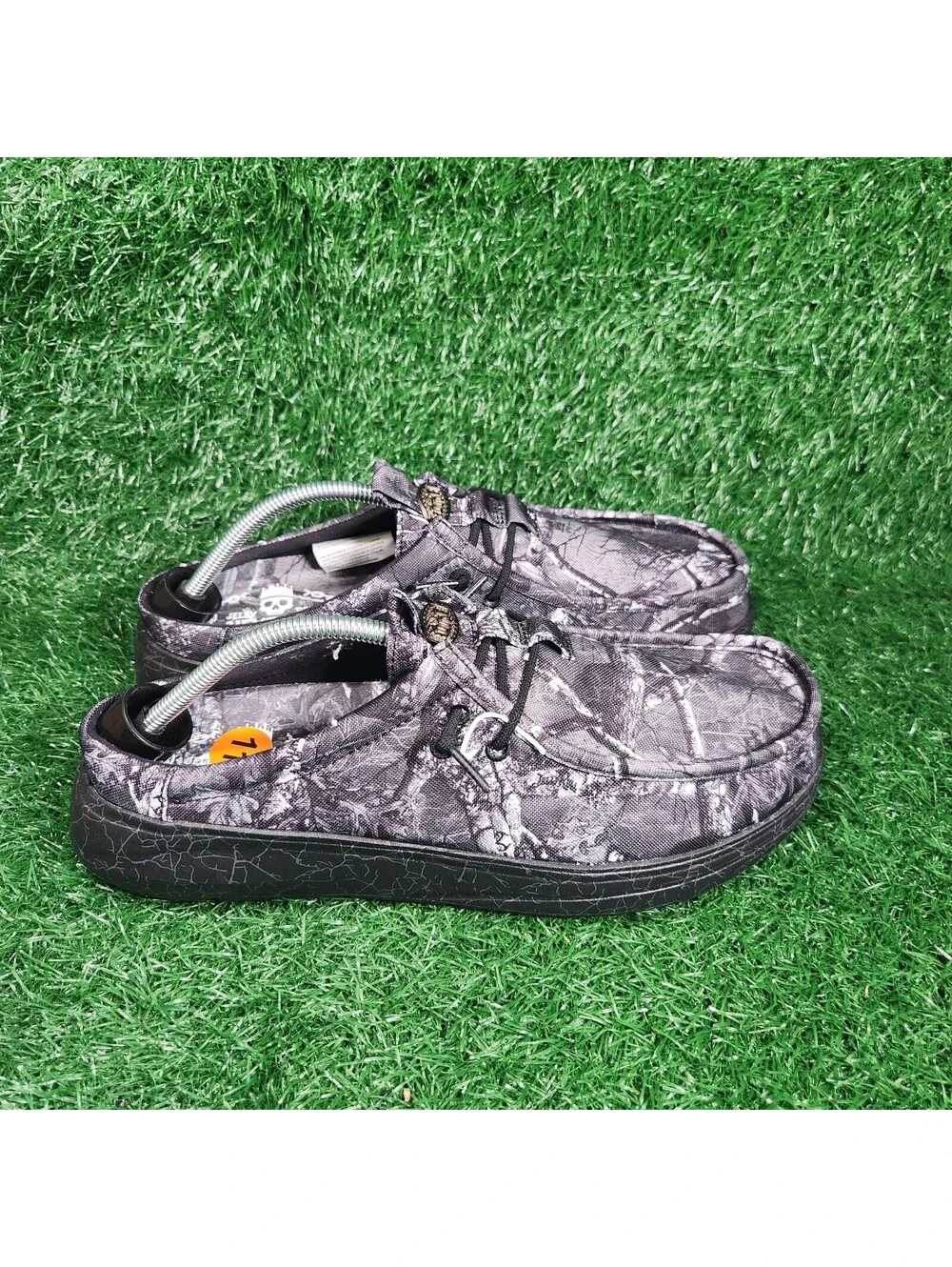 Brand new Jelly Roll Hey Dude Wally Mens Black Gray Camo Slip-On Loafers Size 11